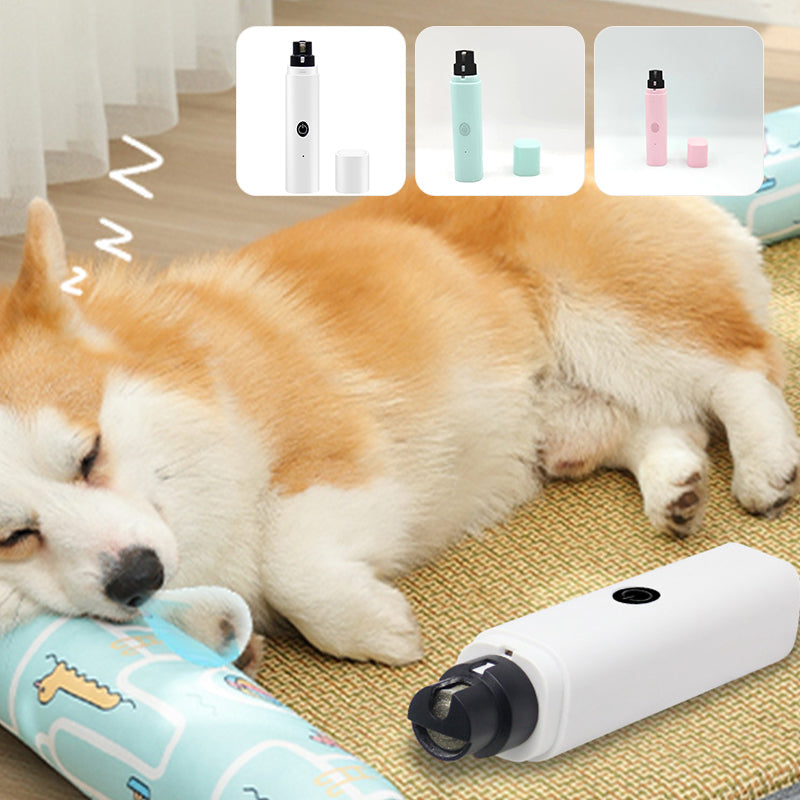 🔥🖤Black Friday Sale:49% OFF🔥Low Noise Pet Nail Grinder with LED Light-1