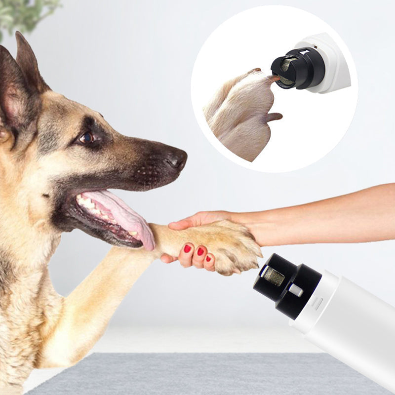 🔥🖤Black Friday Sale:49% OFF🔥Low Noise Pet Nail Grinder with LED Light-2