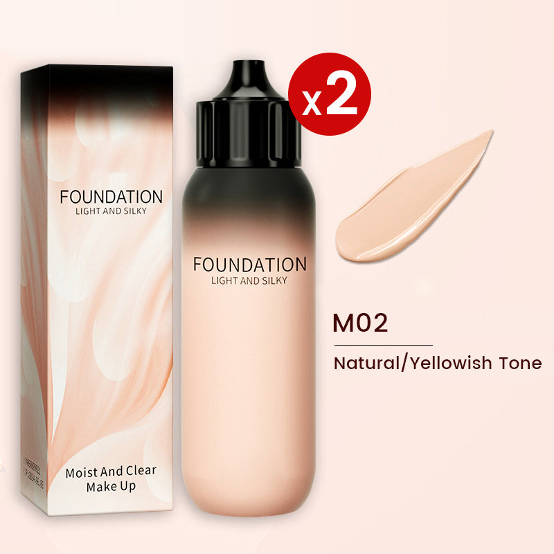 🔥🖤Black Friday Sale:49% OFF🔥Lightweight Waterproof Long-Lasting Natural Finish Foundation-12