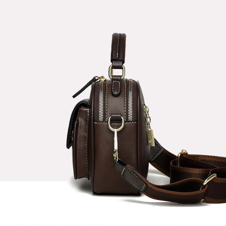 ✨Limited Time Offer 55% Off✨Double Fusion Double-Layer Shoulder Bag With Wide Strap-4