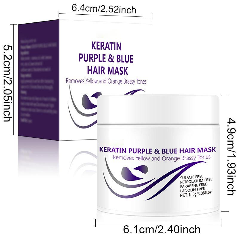 🔥 Last Day 49% OFF🔥Purple Keratin Hair Mask -Color-Lock & Brass-Tone Neutralizer-14