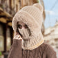 🎁Last Day Promotion 49% Off🔥Women's Winter One-Piece Knitted Beanie Scarf Mask-2