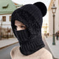 🎁Last Day Promotion 49% Off🔥Women's Winter One-Piece Knitted Beanie Scarf Mask-4