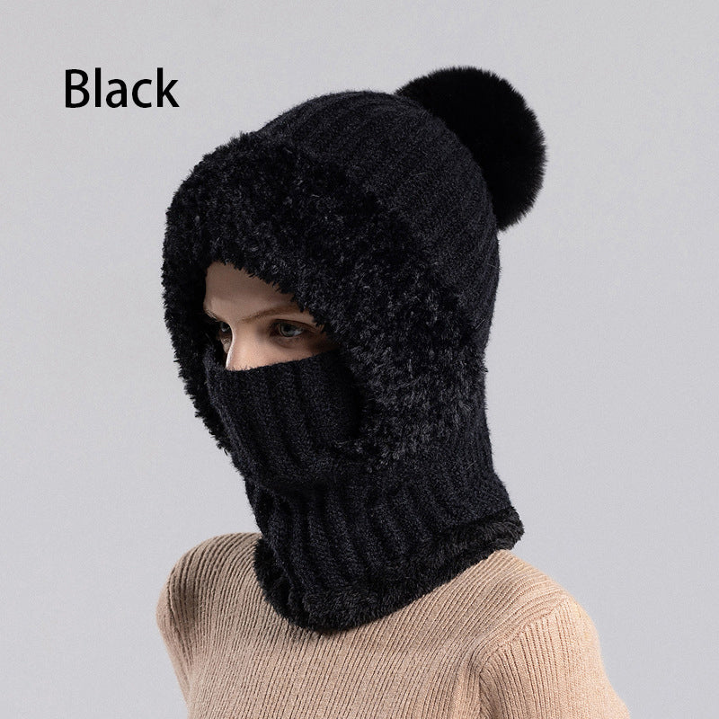 🎁Last Day Promotion 49% Off🔥Women's Winter One-Piece Knitted Beanie Scarf Mask-10