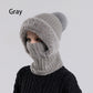 🎁Last Day Promotion 49% Off🔥Women's Winter One-Piece Knitted Beanie Scarf Mask-11