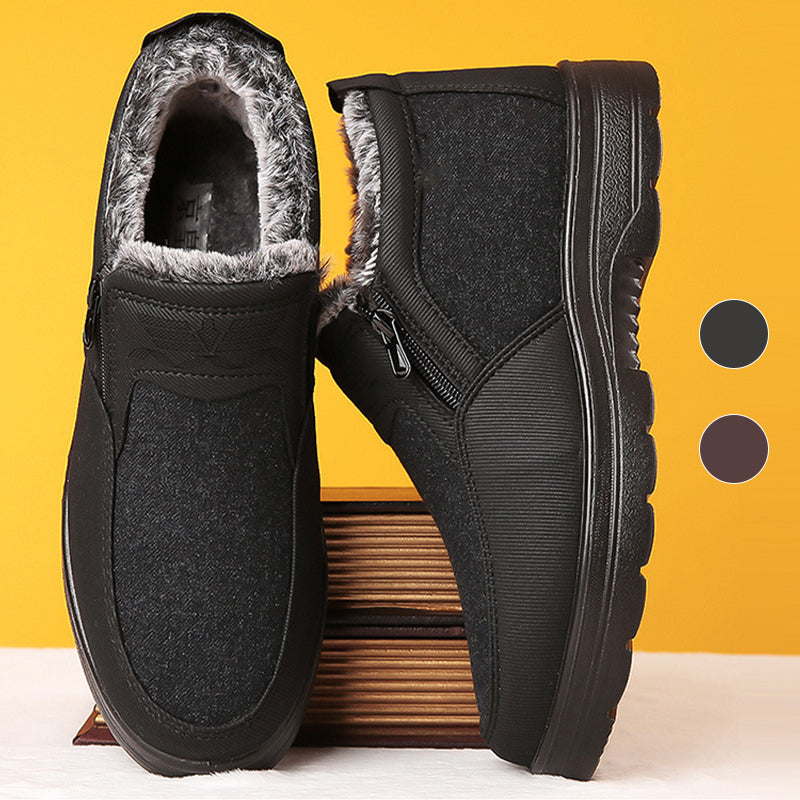 🔥Last Day Sale 50% OFF🎁Men's Orthopedic Waterproof Non-Slip Winter Snow Boots with Fleece-1
