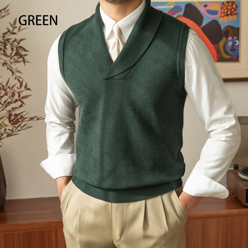 🎁Hot Sale 49% OFF⏳Men's Slim Fit Elegant Knit Vest-9