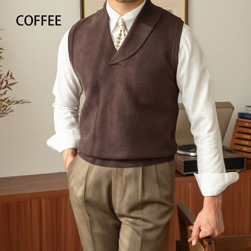 🎁Hot Sale 49% OFF⏳Men's Slim Fit Elegant Knit Vest-10