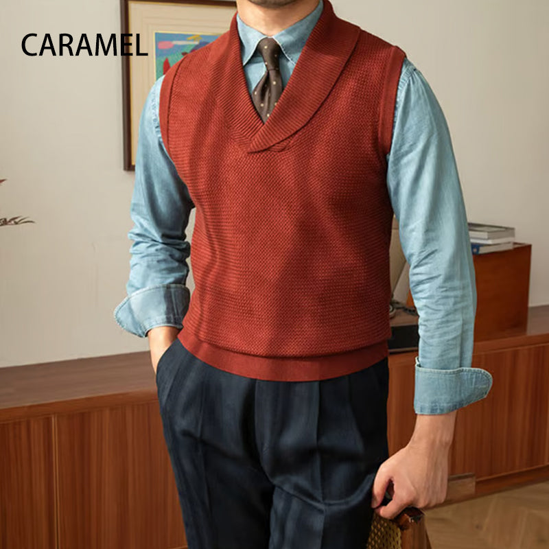 🎁Hot Sale 49% OFF⏳Men's Slim Fit Elegant Knit Vest-11
