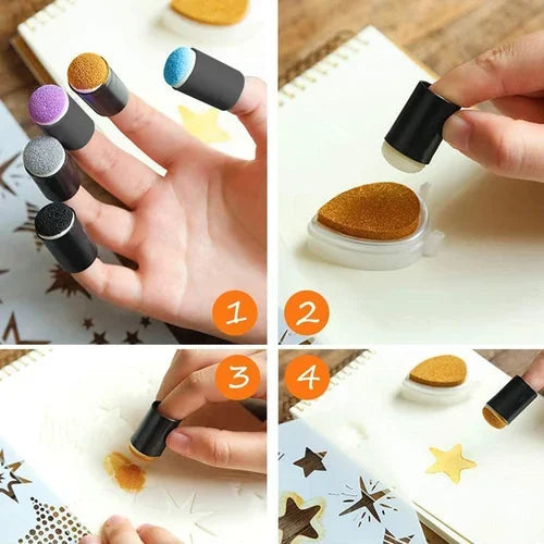 💥Last Day Promotion 49% oFF💥DIY Sponge Finger Painting Kit-7