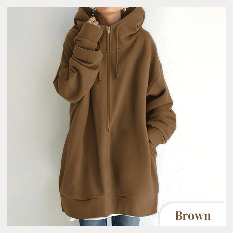 💥Limited Time Special Offer 50% off🔥Women's Winter Zipper Hooded Sweater-19