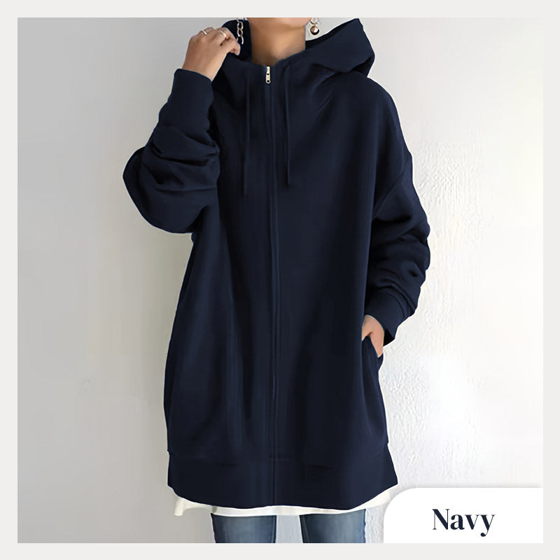 💥Limited Time Special Offer 50% off🔥Women's Winter Zipper Hooded Sweater-18