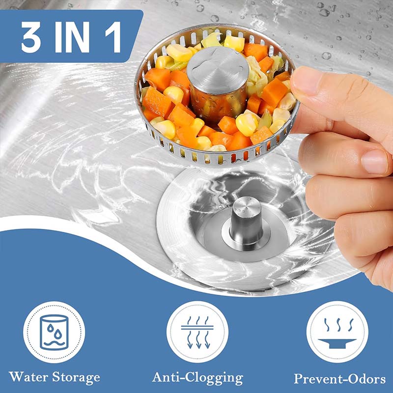 💥Limited Sale 49% OFF🔥Kitchen Sink Drain Strainer & Stopper-14