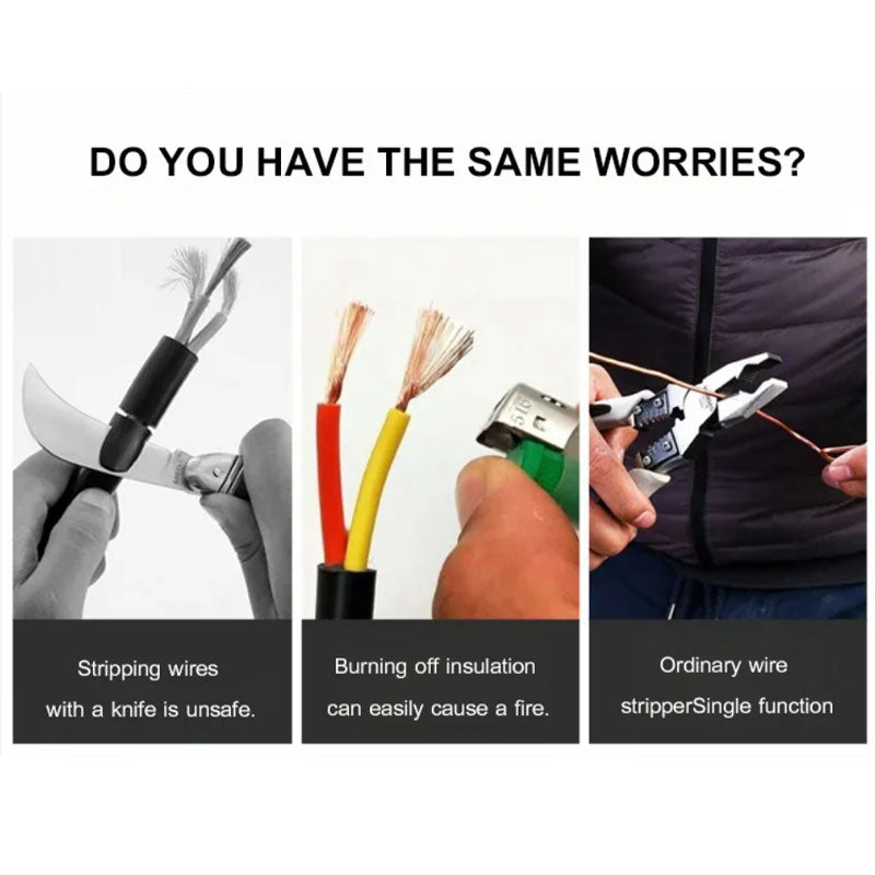 🔥Limited Sale - BUY 1 GET 1 FREE🔥Multipurpose Duckbill-Designed Wire Stripping Pliers
