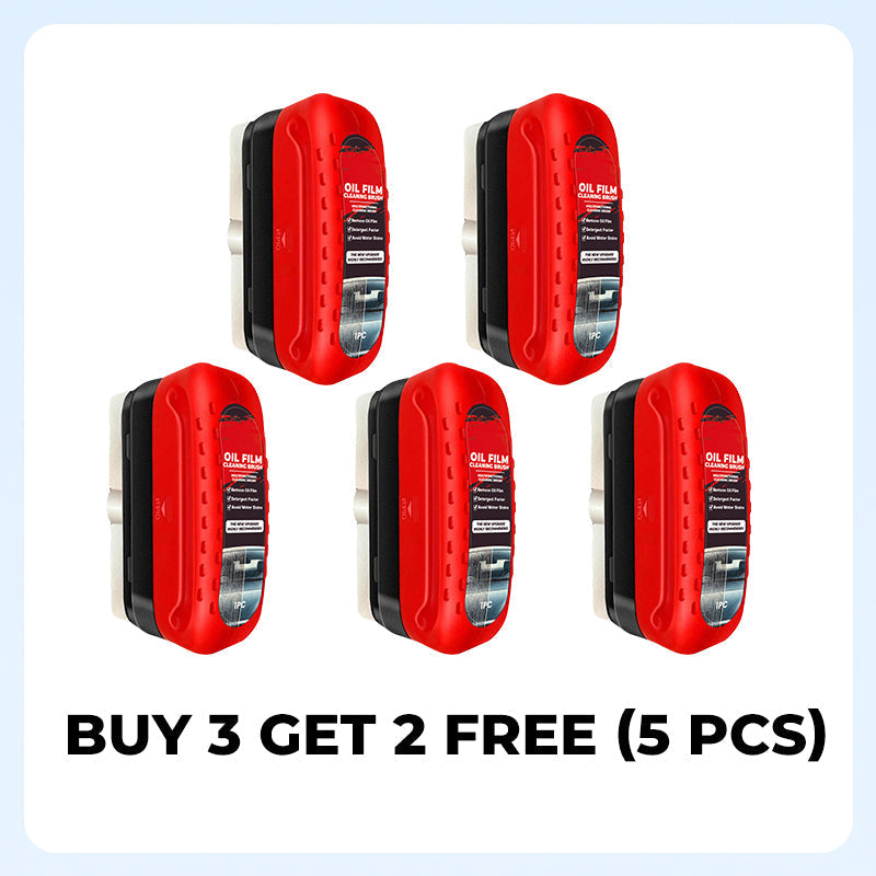 2-in-1 Powerful Car Glass Oil Film Cleaning Brush-10