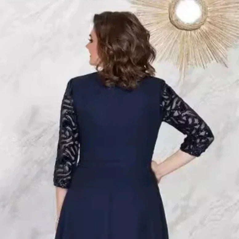 🌸Spring Specials 49% OFF🌸Elegance Lace Plus-Size Dress-3