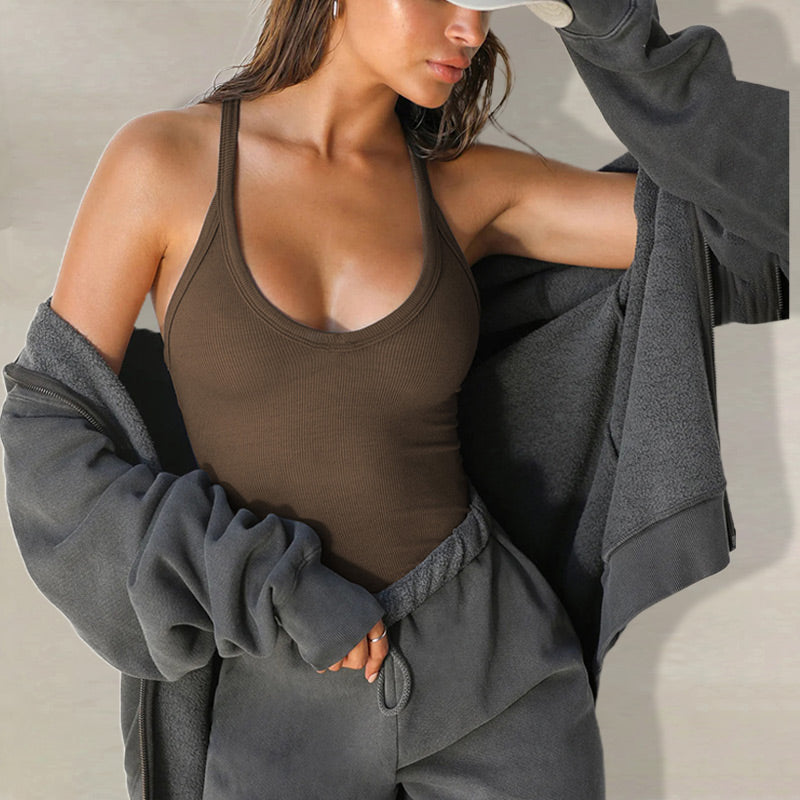 ✨️Last Day Promotion 49% OFF🔥- Women's Solid Racerback Tank Top-7