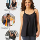 🏆LAST DAY SALE 49% OFF - Loose-fitting Tank Top With Built-in Bra-7