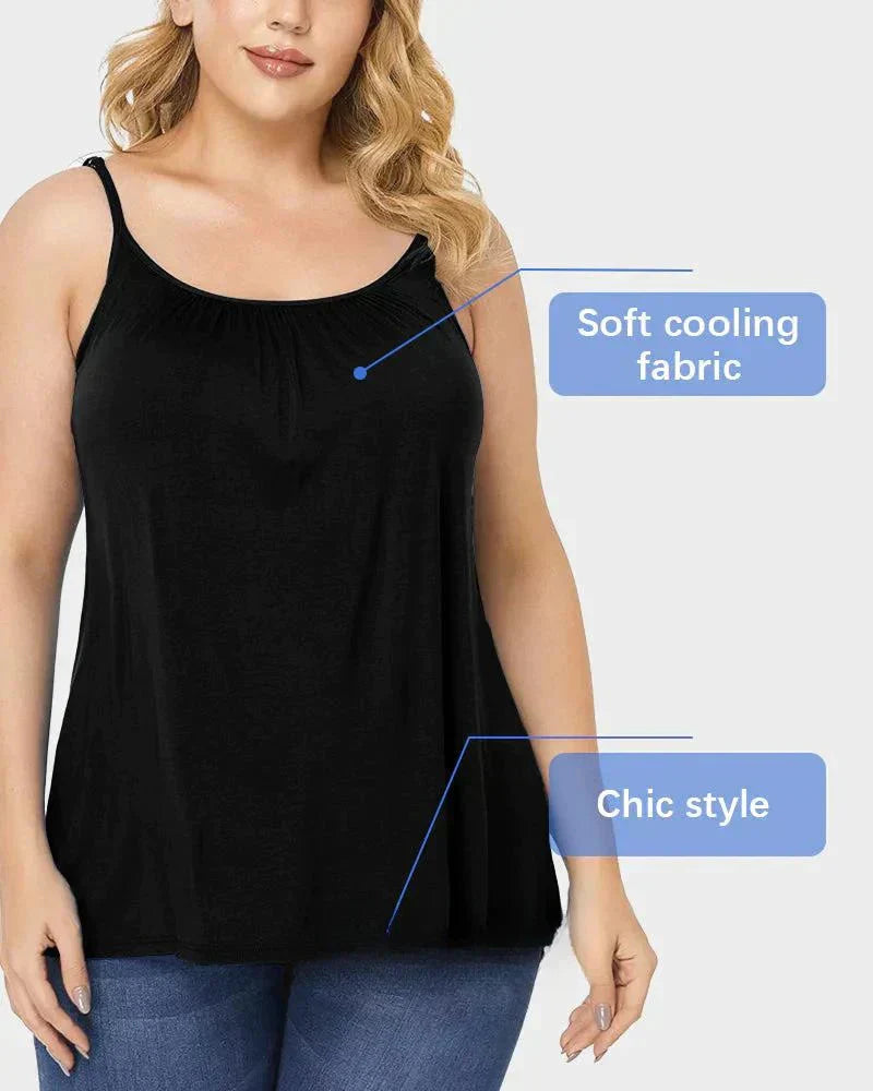 🏆LAST DAY SALE 49% OFF - Loose-fitting Tank Top With Built-in Bra-10