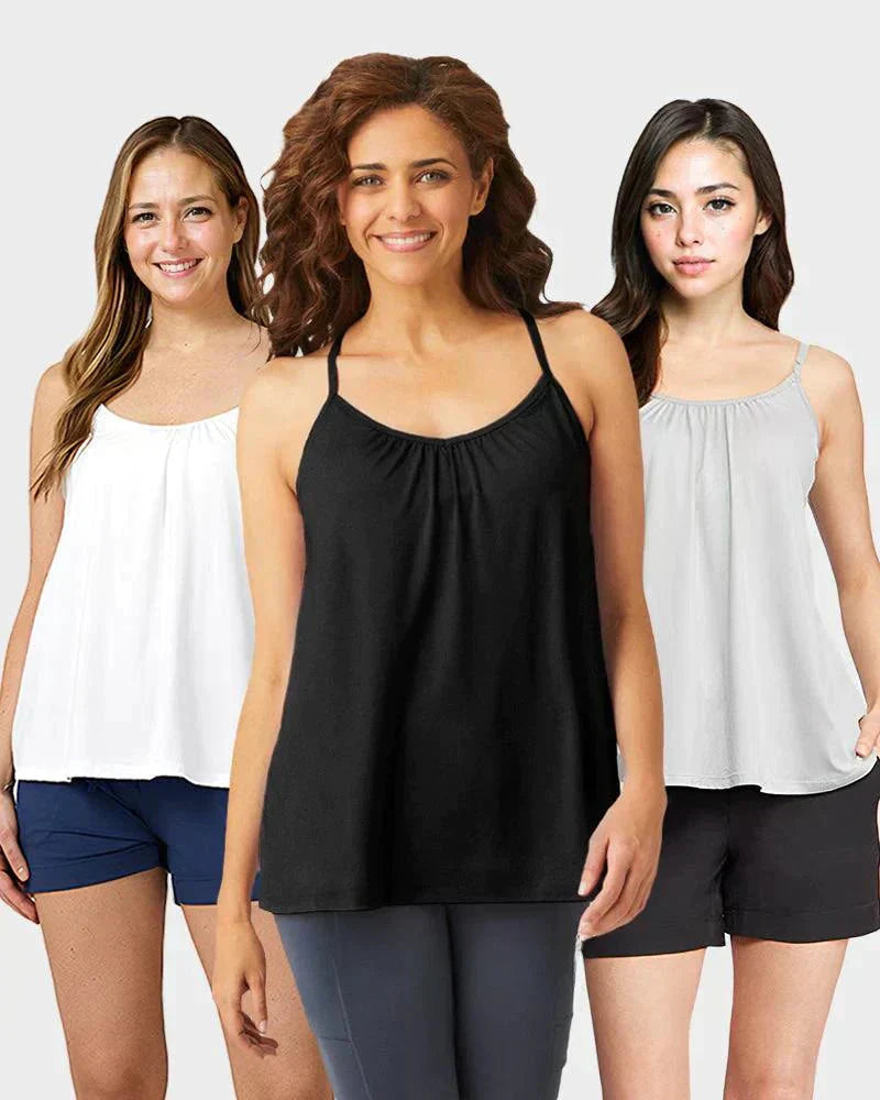 🏆LAST DAY SALE 49% OFF - Loose-fitting Tank Top With Built-in Bra-26