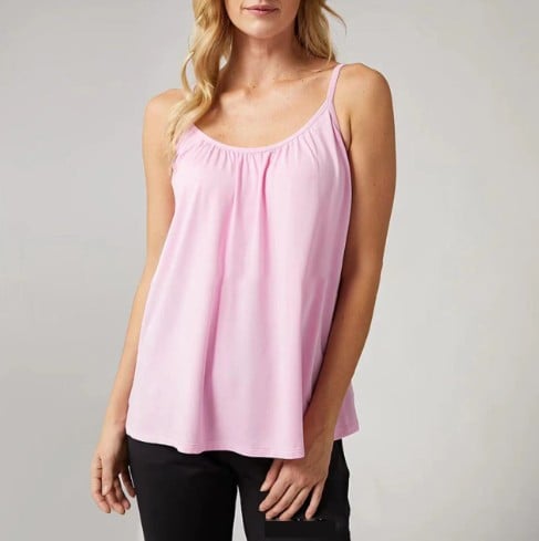 🏆LAST DAY SALE 49% OFF - Loose-fitting Tank Top With Built-in Bra-40