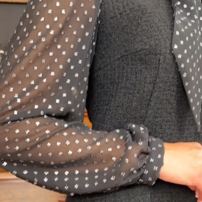 🌸Spring Specials 49% OFF🌸 Women's Dress with Bow Tie Neck-6