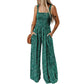 🏖️LAST DAY SALE: ONLY 20.99€!!🌼Women’s Casual Print Sleeveless Overalls Jumpsuits