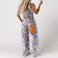 🏖️LAST DAY SALE: ONLY 20.99€!!🌼Women’s Casual Print Sleeveless Overalls Jumpsuits