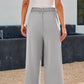 🌸 Summer Sale! 50% Rabatt 👖💃 Women's High Waisted Straight Leg Trousers - Minimalist Style