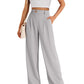 🌸 Summer Sale! 50% Rabatt 👖💃 Women's High Waisted Straight Leg Trousers - Minimalist Style