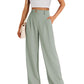 🌸 Summer Sale! 50% Rabatt 👖💃 Women's High Waisted Straight Leg Trousers - Minimalist Style