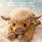 Christmas New Gift Toy🐂🎁Cute Cartoon Highland Cow Cuddly Toy