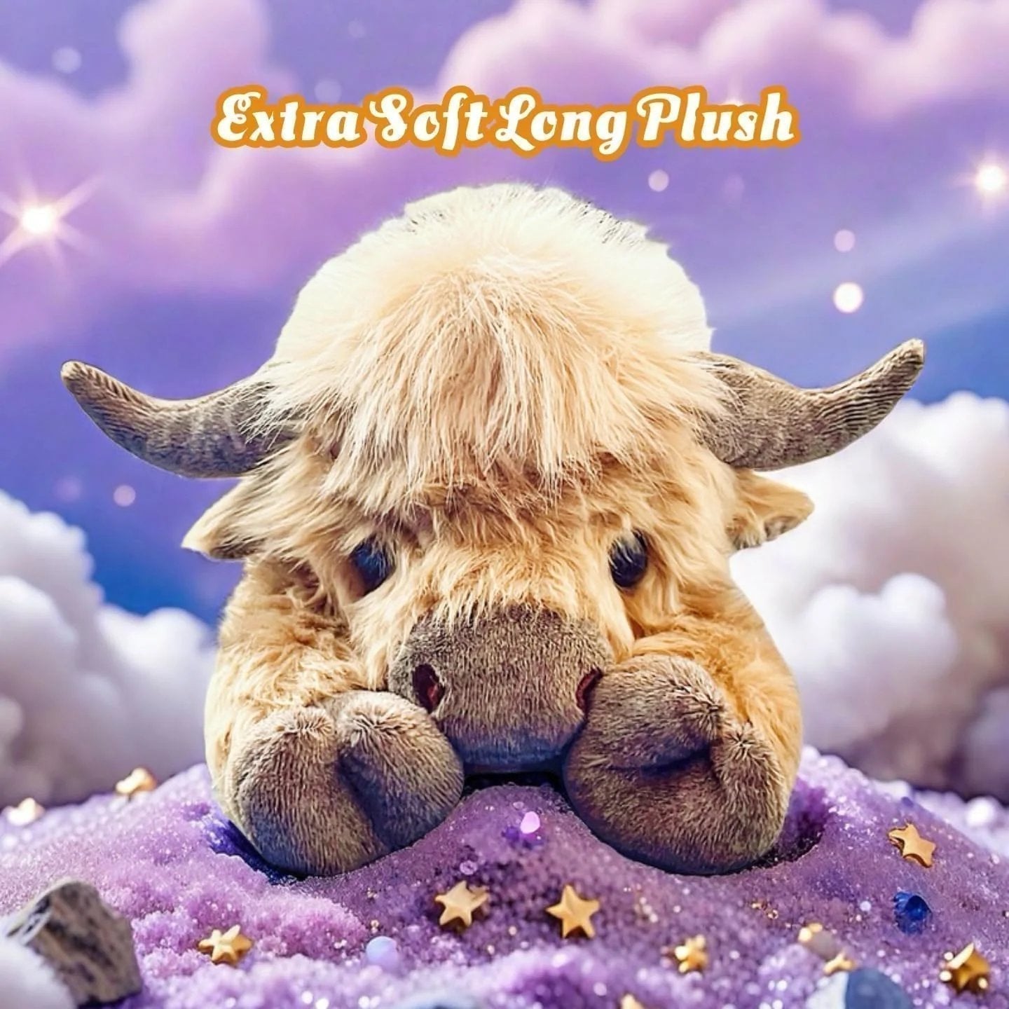 Christmas New Gift Toy🐂🎁Cute Cartoon Highland Cow Cuddly Toy-4