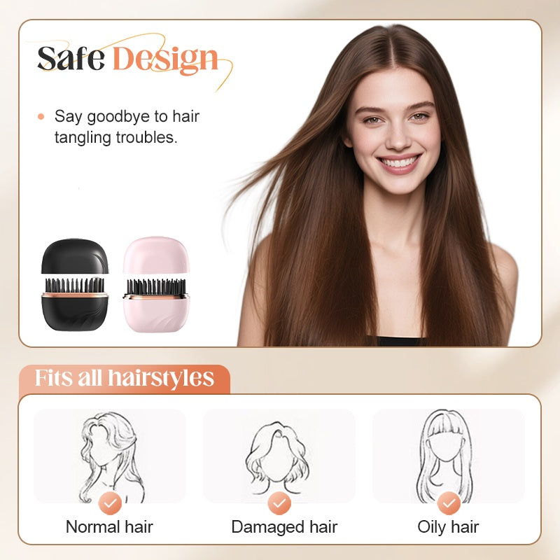 🎄Christmas Special Price £12.99!!💇‍♀️Mini Cordless Hair Straightener Comb-6