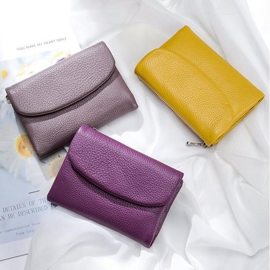 🔥⏰Unisex Pebble Real Leather RFID Wallet🔥-9