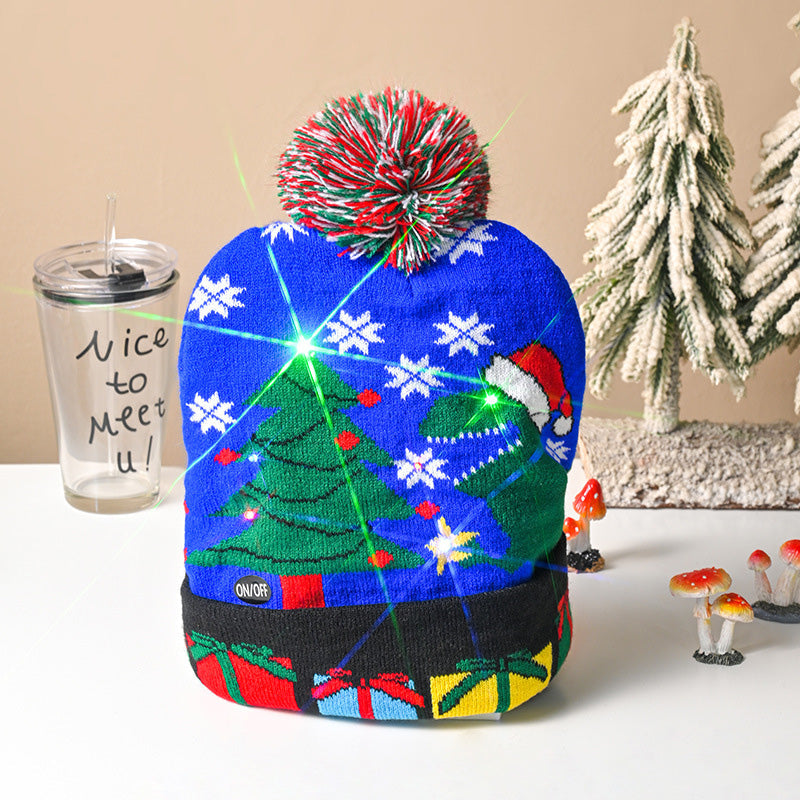 🎁2025 Early Christmas Sale🎄LED Knitted Christmas Hat-6