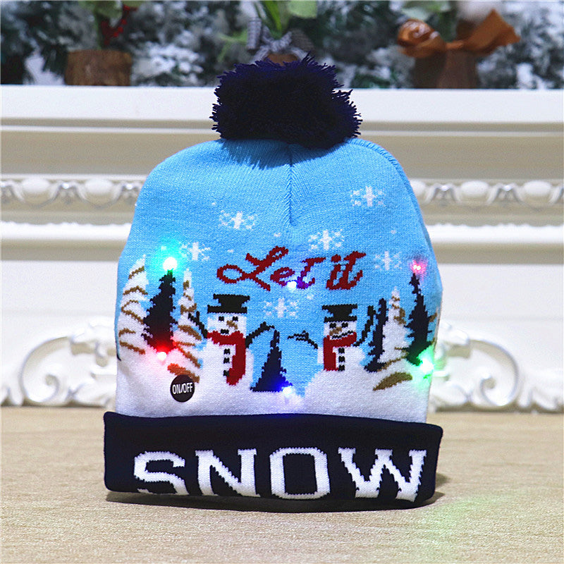 🎁2025 Early Christmas Sale🎄LED Knitted Christmas Hat-10