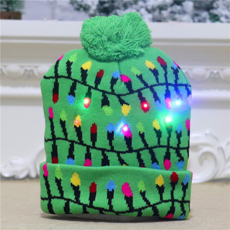 🎁2025 Early Christmas Sale🎄LED Knitted Christmas Hat-9