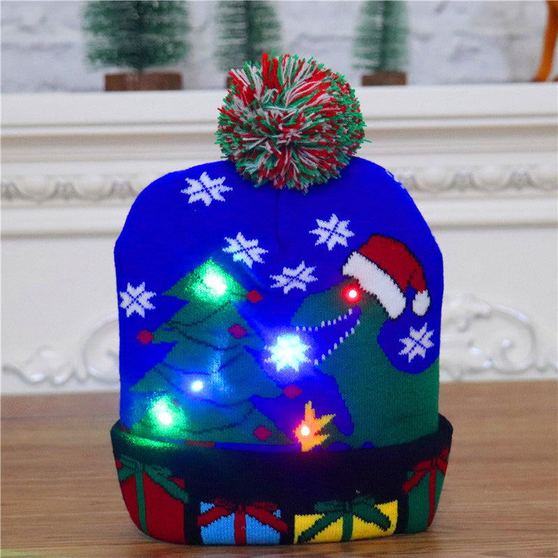 🎁2025 Early Christmas Sale🎄LED Knitted Christmas Hat-11