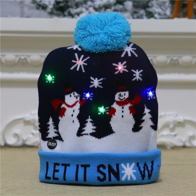 🎁2025 Early Christmas Sale🎄LED Knitted Christmas Hat-12
