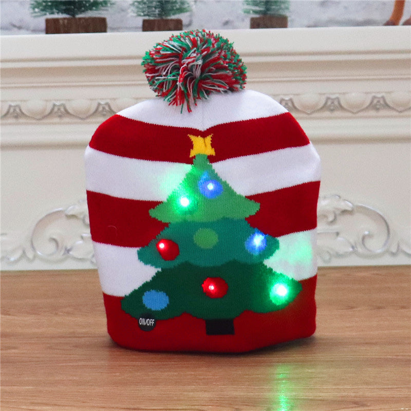 🎁2025 Early Christmas Sale🎄LED Knitted Christmas Hat-17