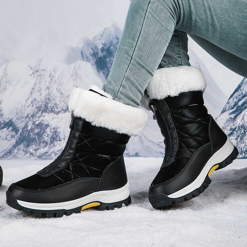 🔥Limited stock available 50% OFF🔥Women’s Non-Slip Warm Zipper Snow Boots👢-9