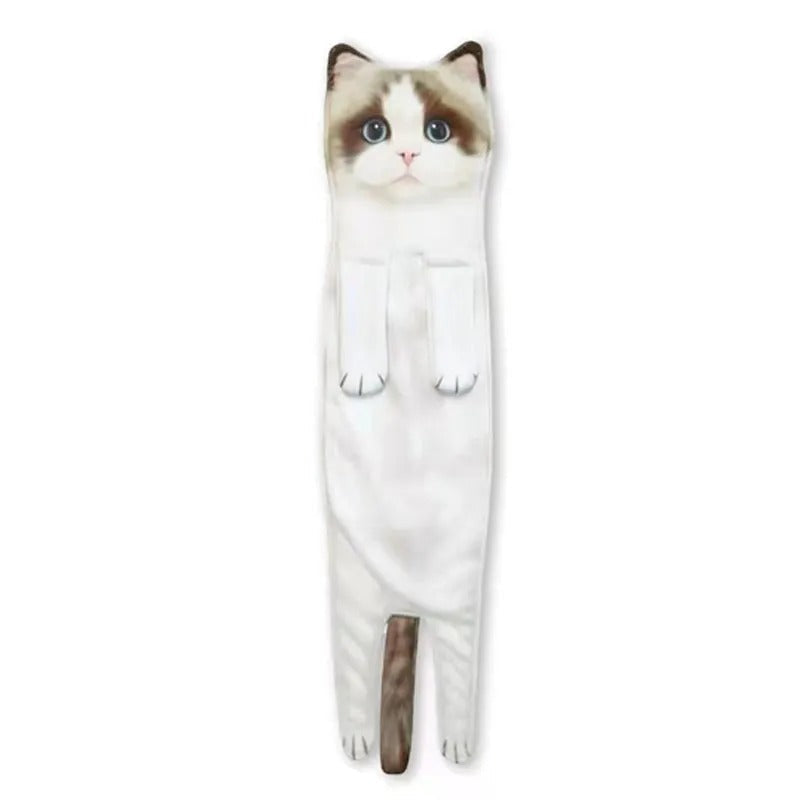 🎁Christmas Gift idea 50% OFF🎄🎅✨😺Cute Cat Hand Towel🐾-15