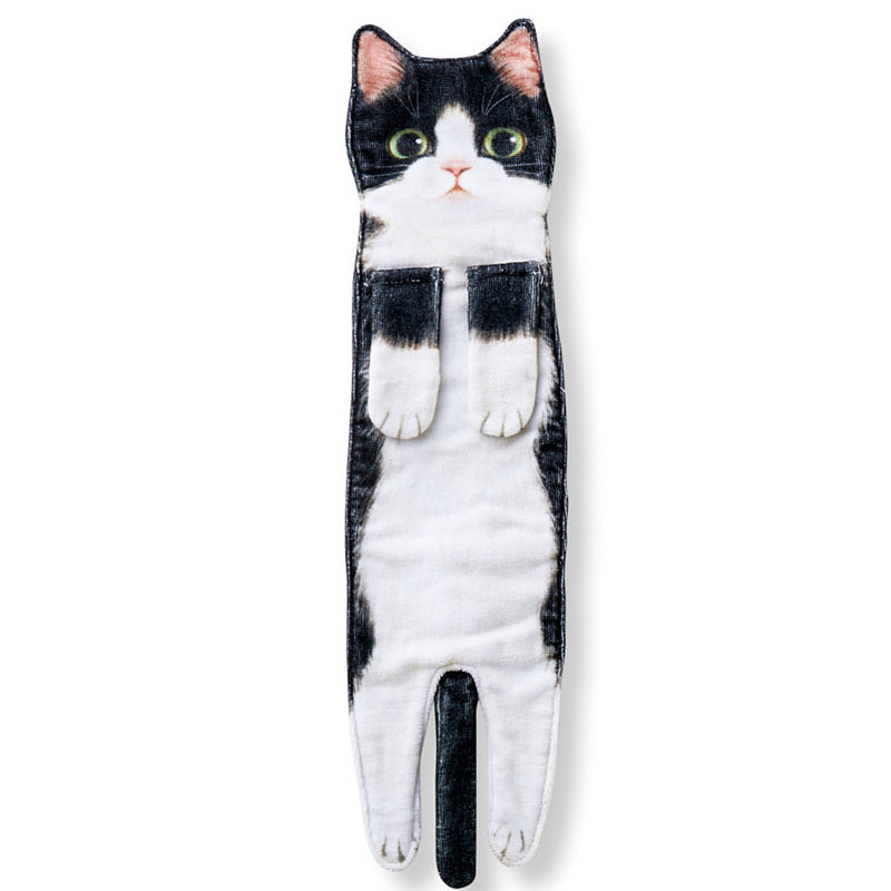 🎁Christmas Gift idea 50% OFF🎄🎅✨😺Cute Cat Hand Towel🐾-14