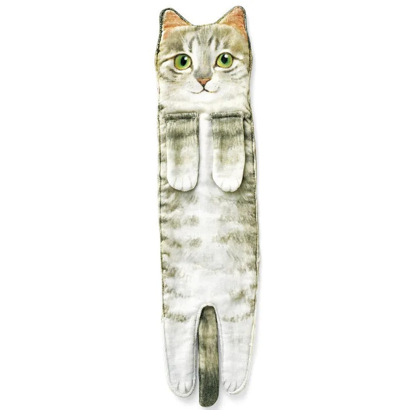 🎁Christmas Gift idea 50% OFF🎄🎅✨😺Cute Cat Hand Towel🐾-18