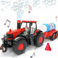 🎅CHRISTMAS SALE 50% OFF!!🎁Bubble Tractor with Bubble Trailer - Realistic Kids Toy with Light and Sound🚜🫧-5