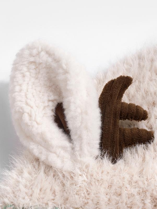 🎁🎄Christmas Sale 50% OFF!!🦌Original design Festive Christmas Antler Hat🧶-7