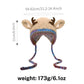 🎁🎄Christmas Sale 50% OFF!!🦌Original design Festive Christmas Antler Hat🧶-8