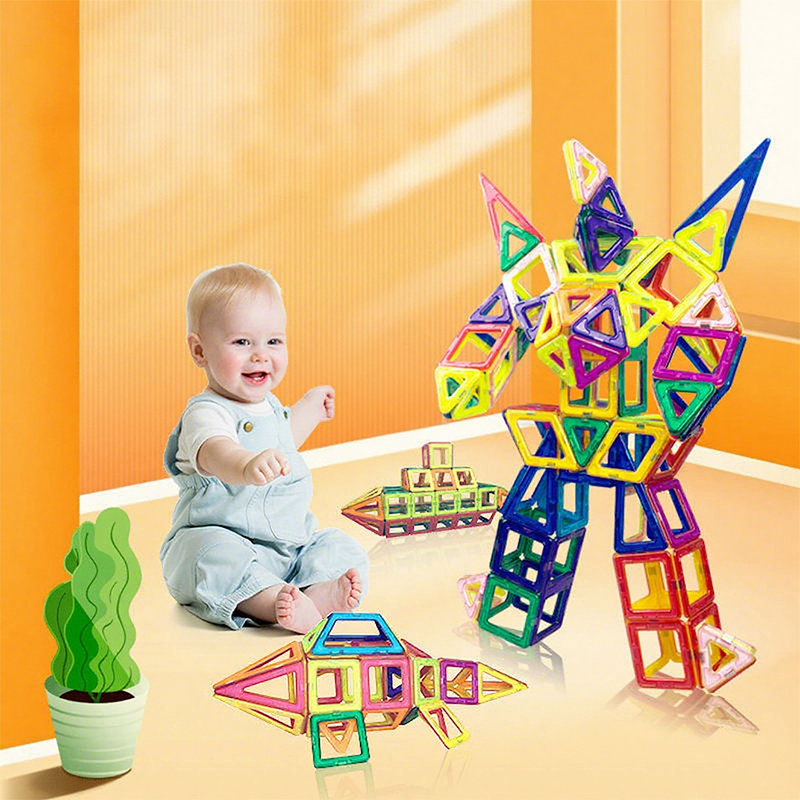 🎁🔥🧲 Children's Magnetic Building Blocks – STEM Educational Toys-26