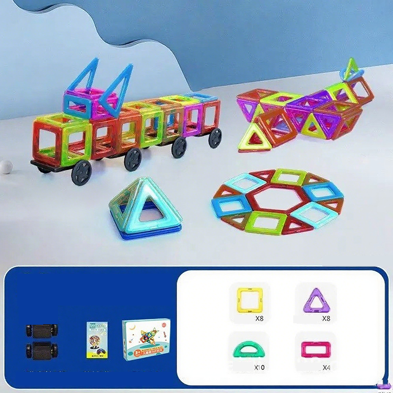 🎁🔥🧲 Children's Magnetic Building Blocks – STEM Educational Toys-21